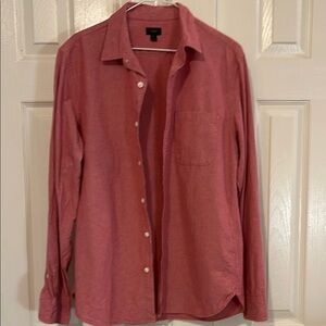 J. Crew Pink Casual Button Down Shirt